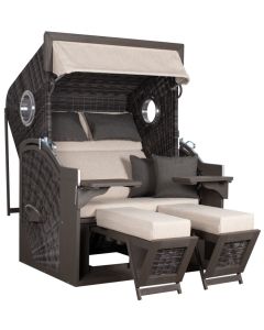 deVries PURE® Seaside XL PE stone grey Des. 500