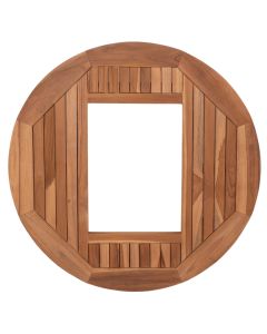 Woodie Stehtischplatte für Getränkekisten