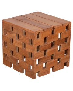 Woodie Beistelltisch / Hocker Chessboard